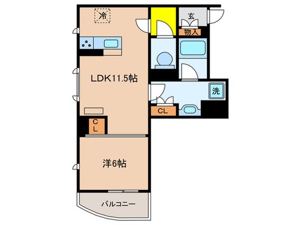 レグルス西新宿の物件間取画像